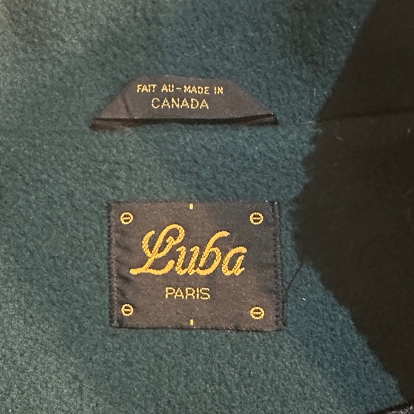 Vintage Wool Forest Green and Black Women's Coat - Picture 7 of 9